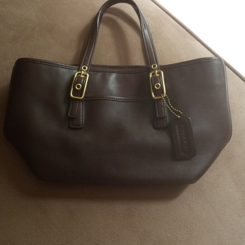 Vintage Coach Bag - Brown